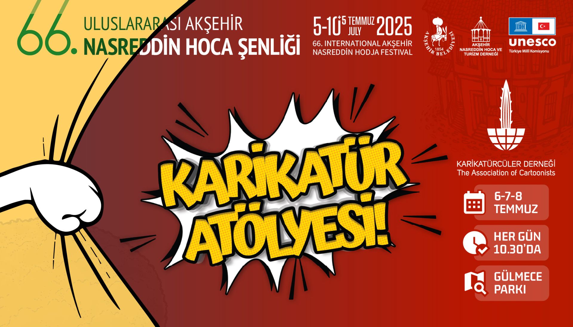 Karikatur atolyesi Yatay