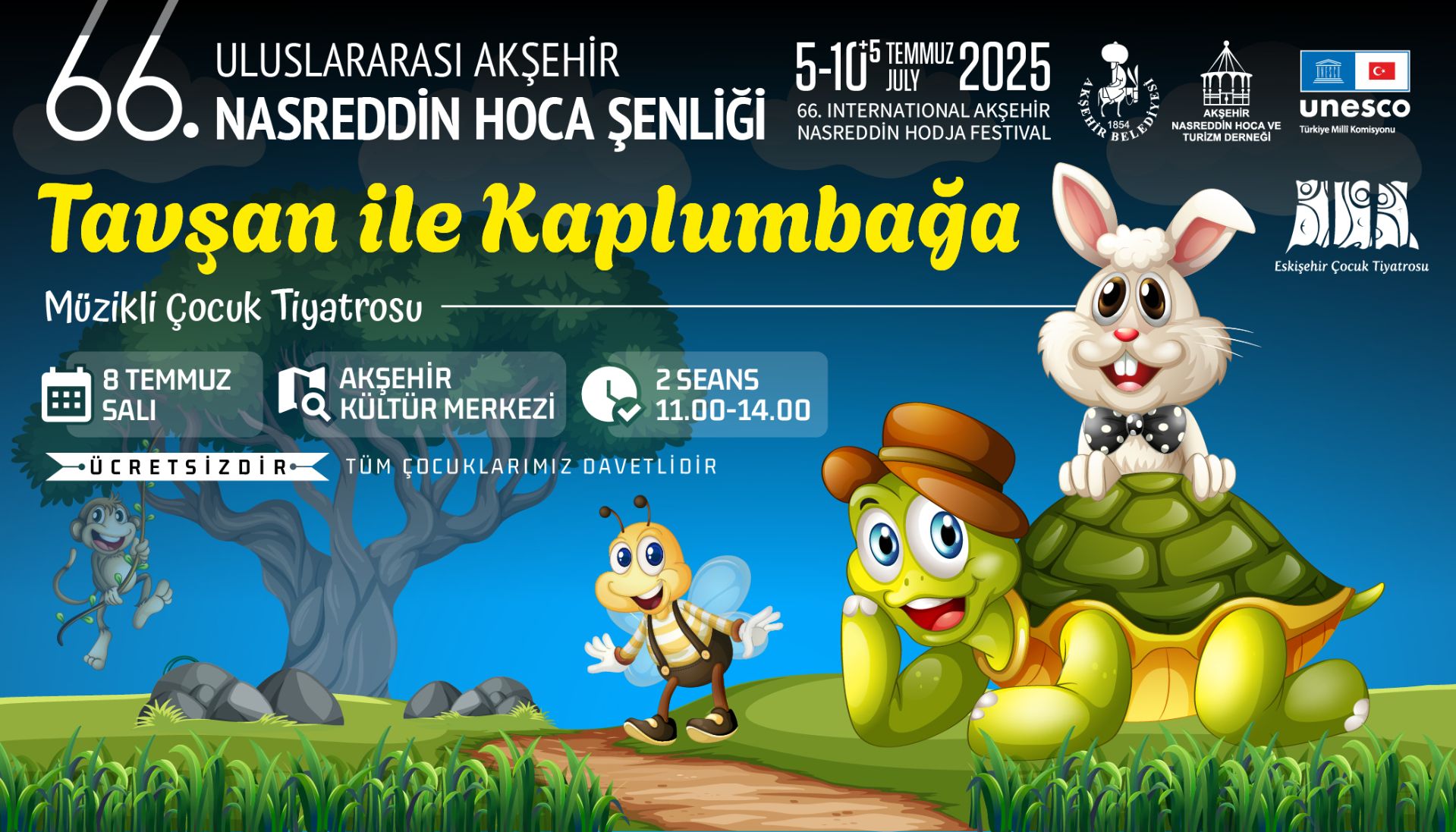 8temmuz tavsan ile kaplumbaga Yatay